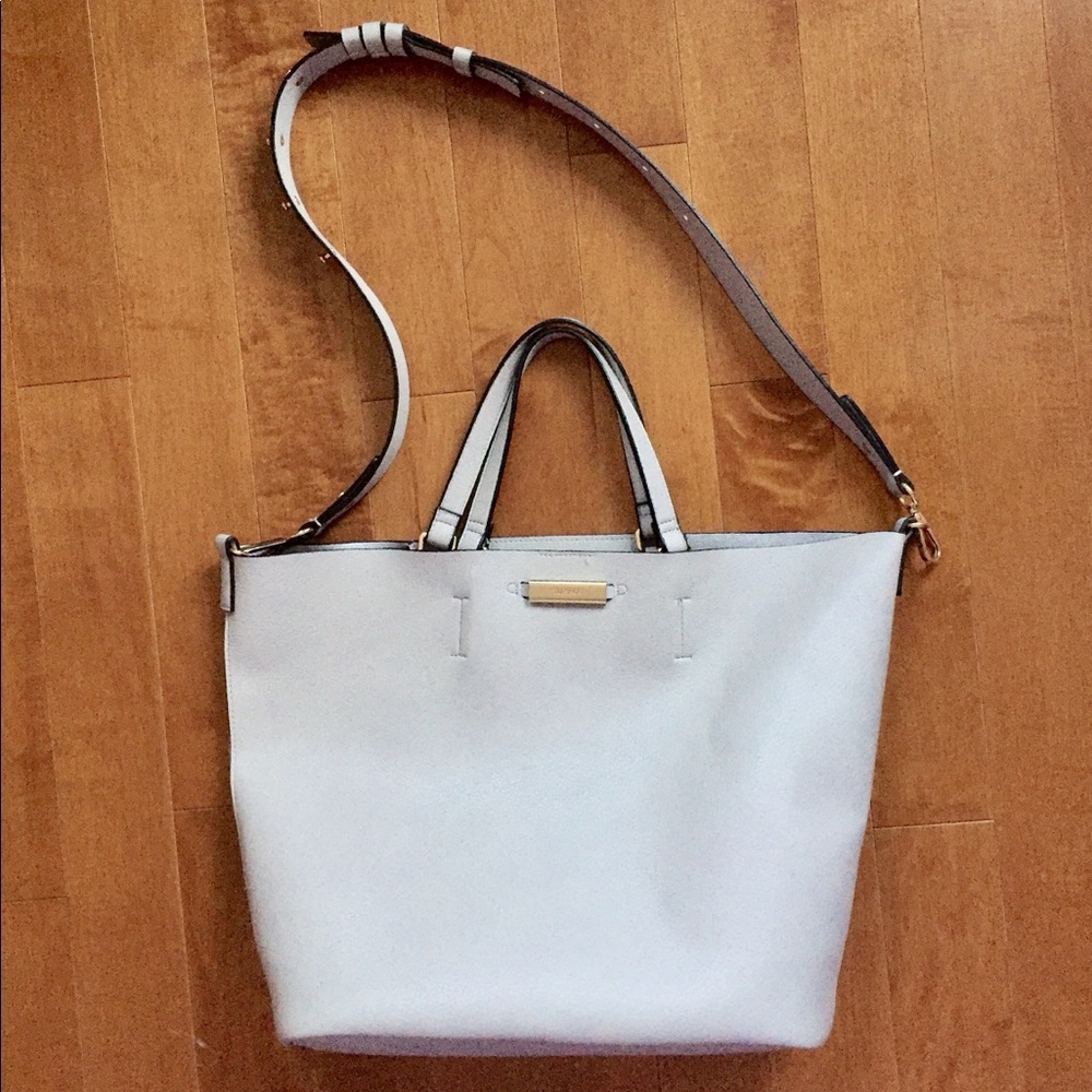 Topshop Grey/Silver Convertible Shoulder bag tote